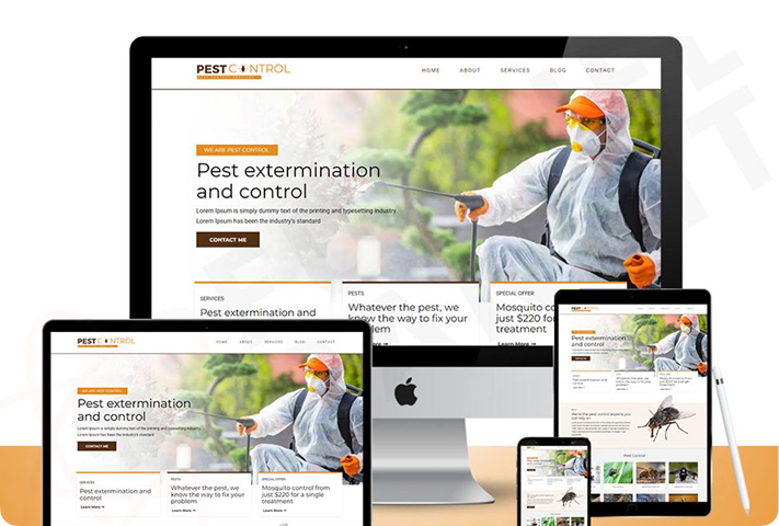 Pest control web design